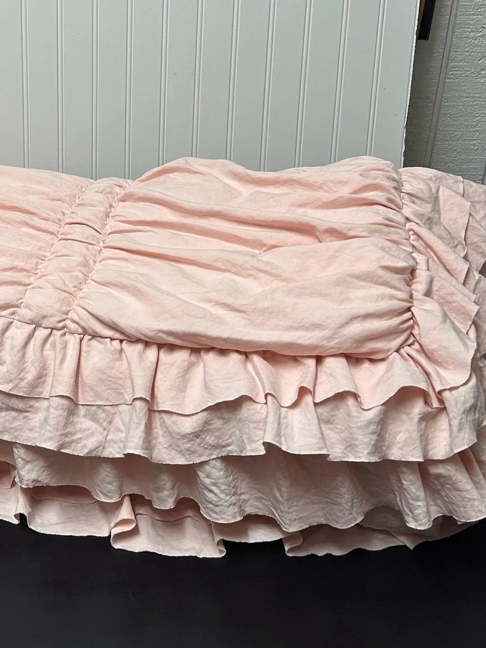 Pottery Barn Teen Chloe ruffle quilt pillow